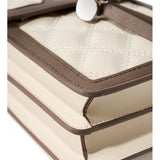 Galadriel | Beige Quilted Leather Crossbody Bag – Classic Elegance & Everyday Charm