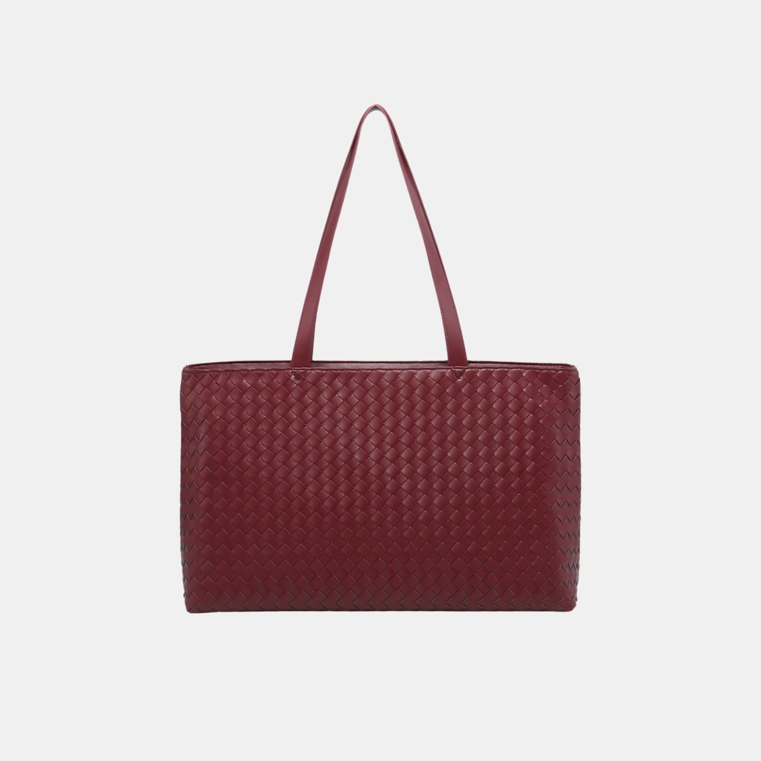 Rosetta Woven Shoulder Tote Bag – Minimalist Design