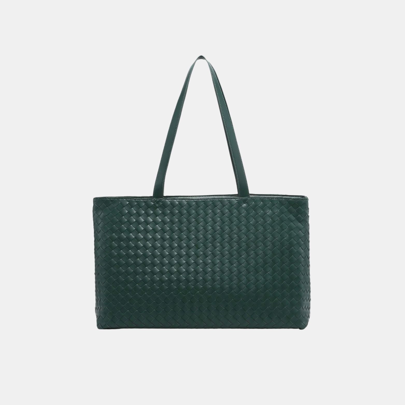 Rosetta Woven Shoulder Tote Bag – Minimalist Design