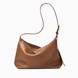 Monica Soft Leather Shoulder Bag – Slouchy Luxe in Black Leather