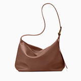 Monica Soft Leather Shoulder Bag – Slouchy Luxe in Black Leather