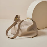 Monica Soft Leather Shoulder Bag – Slouchy Luxe in Black Leather