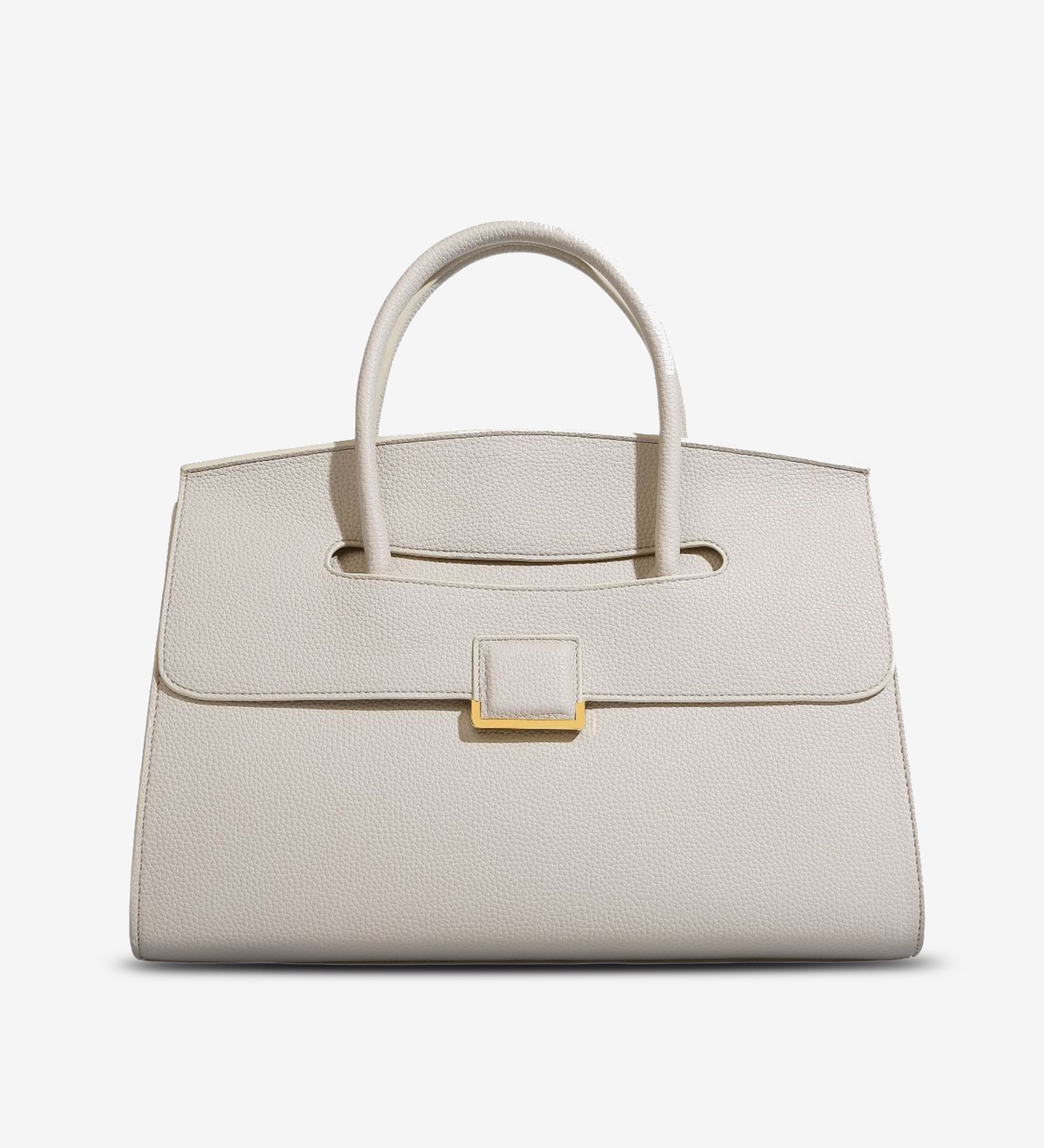 Structured Leather Satchel Bag for Women – Classic & Elegant