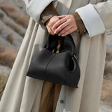 Mira | Soft Leather Shoulder Bag – Minimal & Sculptural