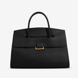 Structured Leather Satchel Bag for Women – Classic & Elegant