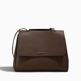 Aurora Leather Crossbody Bag – Women's Minimalist Shoulder Bag in Brown