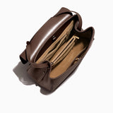 Aurora Leather Crossbody Bag – Women's Minimalist Shoulder Bag in Brown