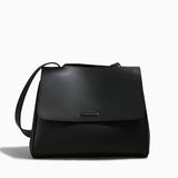 Aurora Leather Crossbody Bag – Women's Minimalist Shoulder Bag in Brown