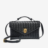 Vera Woven Crossbody Bag – Minimalist Style in a Compact Design