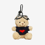 Faelora | Aviator Teddy Plush Bag Charm – Adventurous, Cute & Stylish