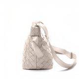 Ciara Woven Shoulder Bag – Elegant Faux Leather Tote