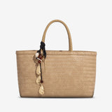 Boho Chic Woven Tote Bag for Women – Dual Handle Design