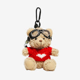 Faelora | Aviator Teddy Plush Bag Charm – Adventurous, Cute & Stylish