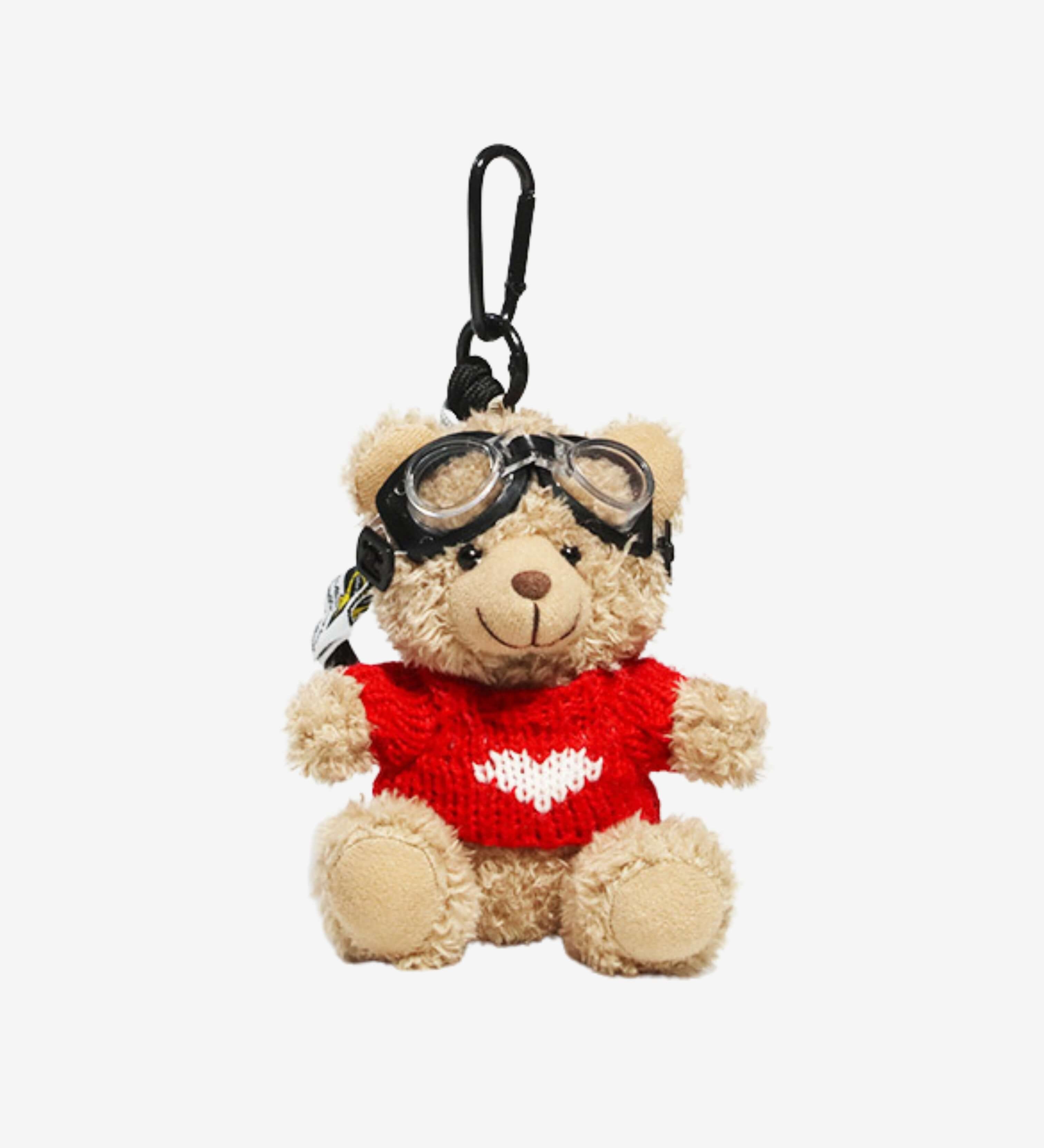 Faelora | Aviator Teddy Plush Bag Charm – Adventurous, Cute & Stylish