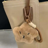 Brivana | Fuzzy Star Plush Bag Charm – Cozy, Cute & Playful