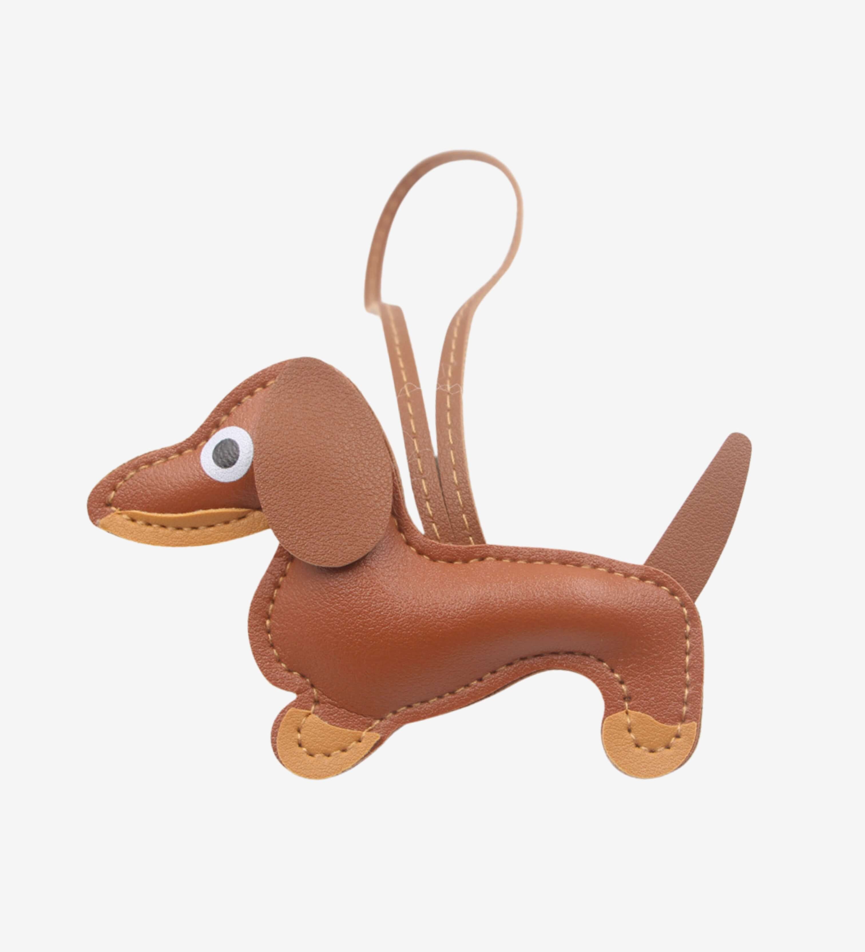 Gaelith | Dachshund Leather Bag Charm – Cute & Stylish Accessory