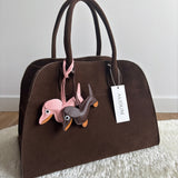 Gaelith | Dachshund Leather Bag Charm – Cute & Stylish Accessory