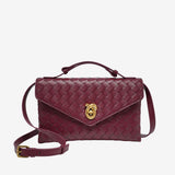 Vera Woven Crossbody Bag – Minimalist Style in a Compact Design