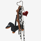 Isolara | Dachshund Leather Keychain – Cute & Stylish Charm