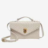 Vera Woven Crossbody Bag – Minimalist Style in a Compact Design