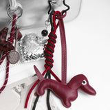 Myrris | Luxury Dachshund Leather Bag Charm – Chic, Playful & Elegant