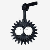 Thaloria | Spiky Black Leather Bag Charm – Playful, Edgy & Unique