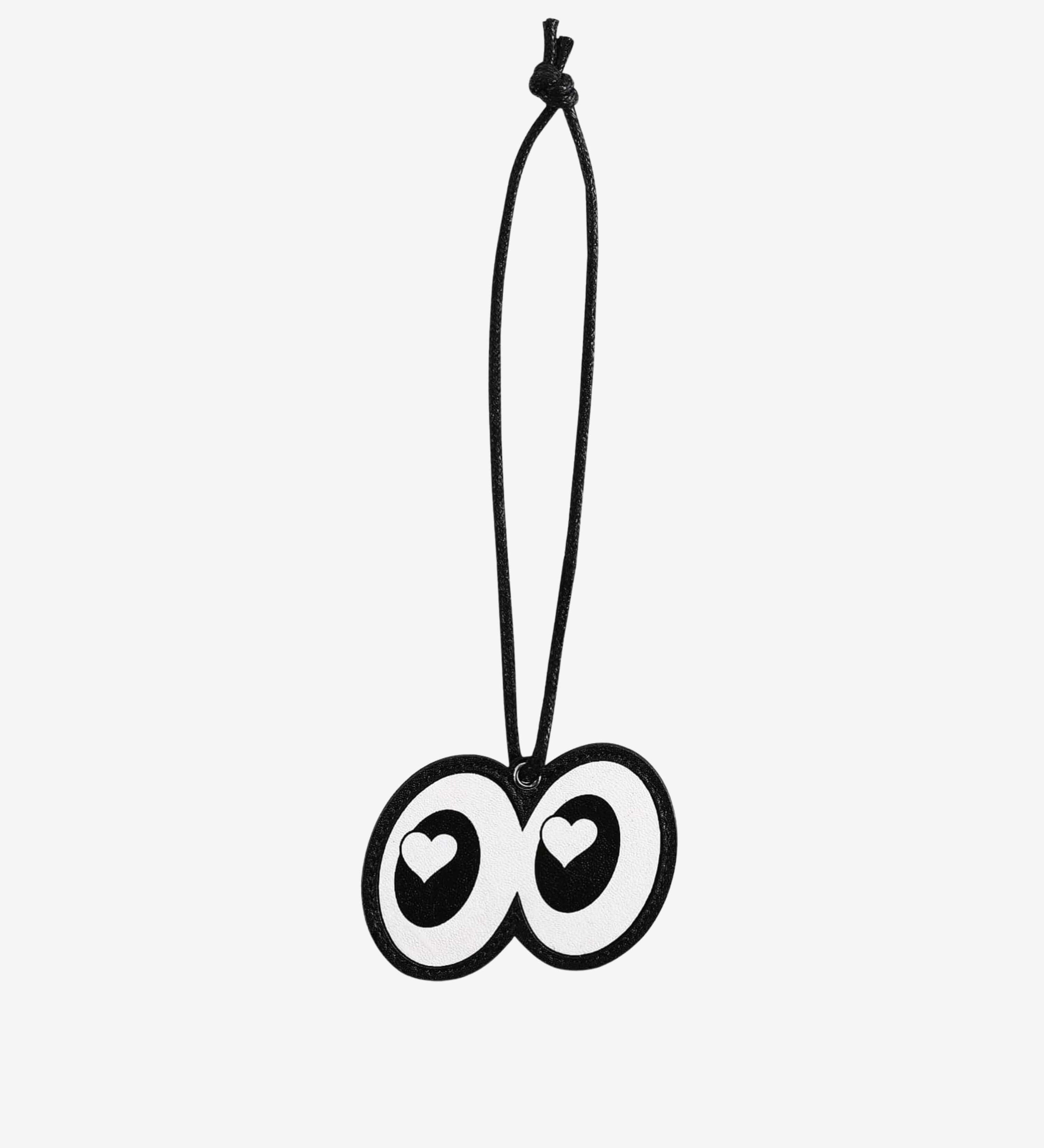 Aeriselle | Wide-Eyed Leather Bag Charm – Playful, Bold & Eye-Catching