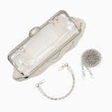 Orlena | Elegant Pearl & Crystal Clutch – Timeless & Sophisticated Design