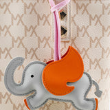 Luthien | Flying Elephant Leather Bag Charm – Whimsical Elegance & Playful Luxury