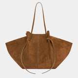 Charlotte | Brown Suede Tote Bag – Effortless & Chic