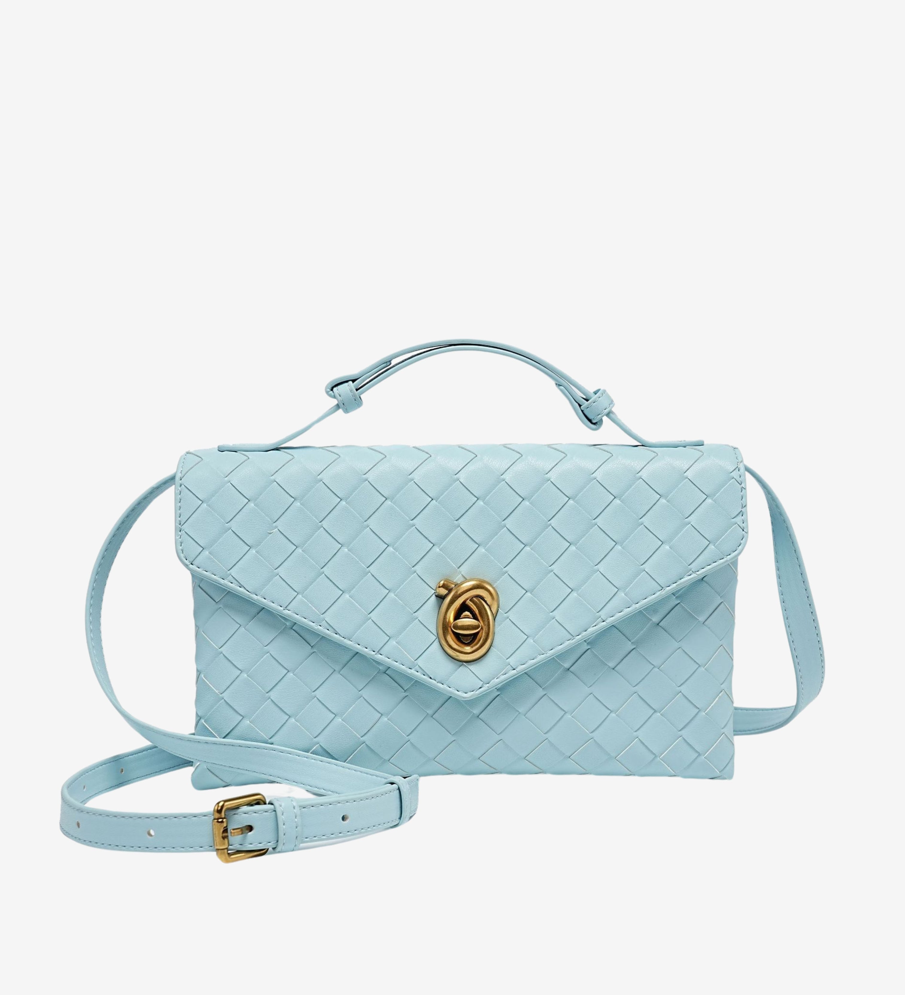 Vera™ Woven Crossbody Bag – Minimalist Style in a Compact Design