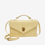 Vera Woven Crossbody Bag – Minimalist Style in a Compact Design