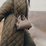 Mira | Soft Leather Shoulder Bag – Minimal & Sculptural