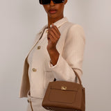 Isla | Soft Pebbled Leather Handbag