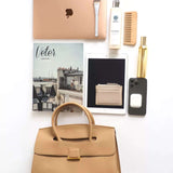 Structured Leather Satchel Bag for Women – Classic & Elegant