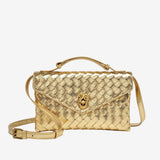 Vera Woven Crossbody Bag – Minimalist Style in a Compact Design