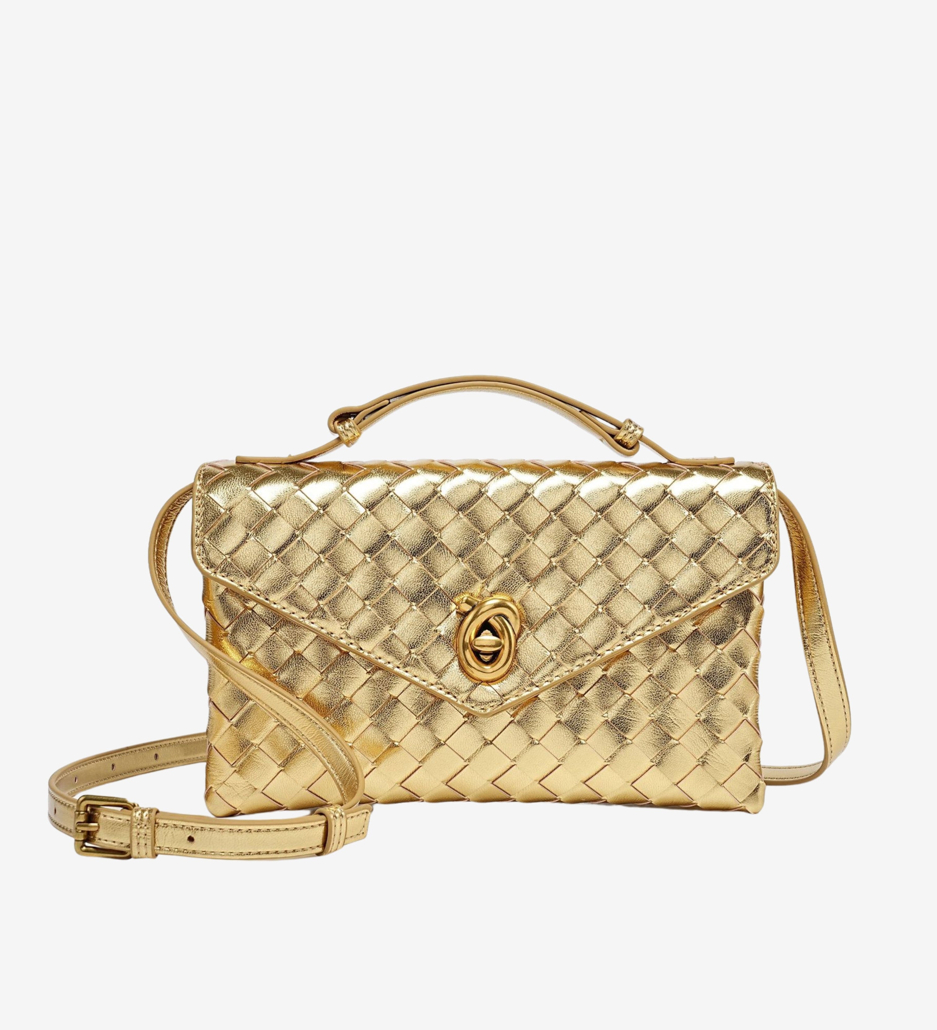 Vera™ Woven Crossbody Bag – Minimalist Style in a Compact Design