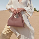 Mira | Soft Leather Shoulder Bag – Minimal & Sculptural