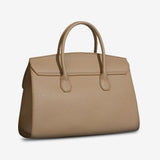 Structured Leather Satchel Bag for Women – Classic & Elegant