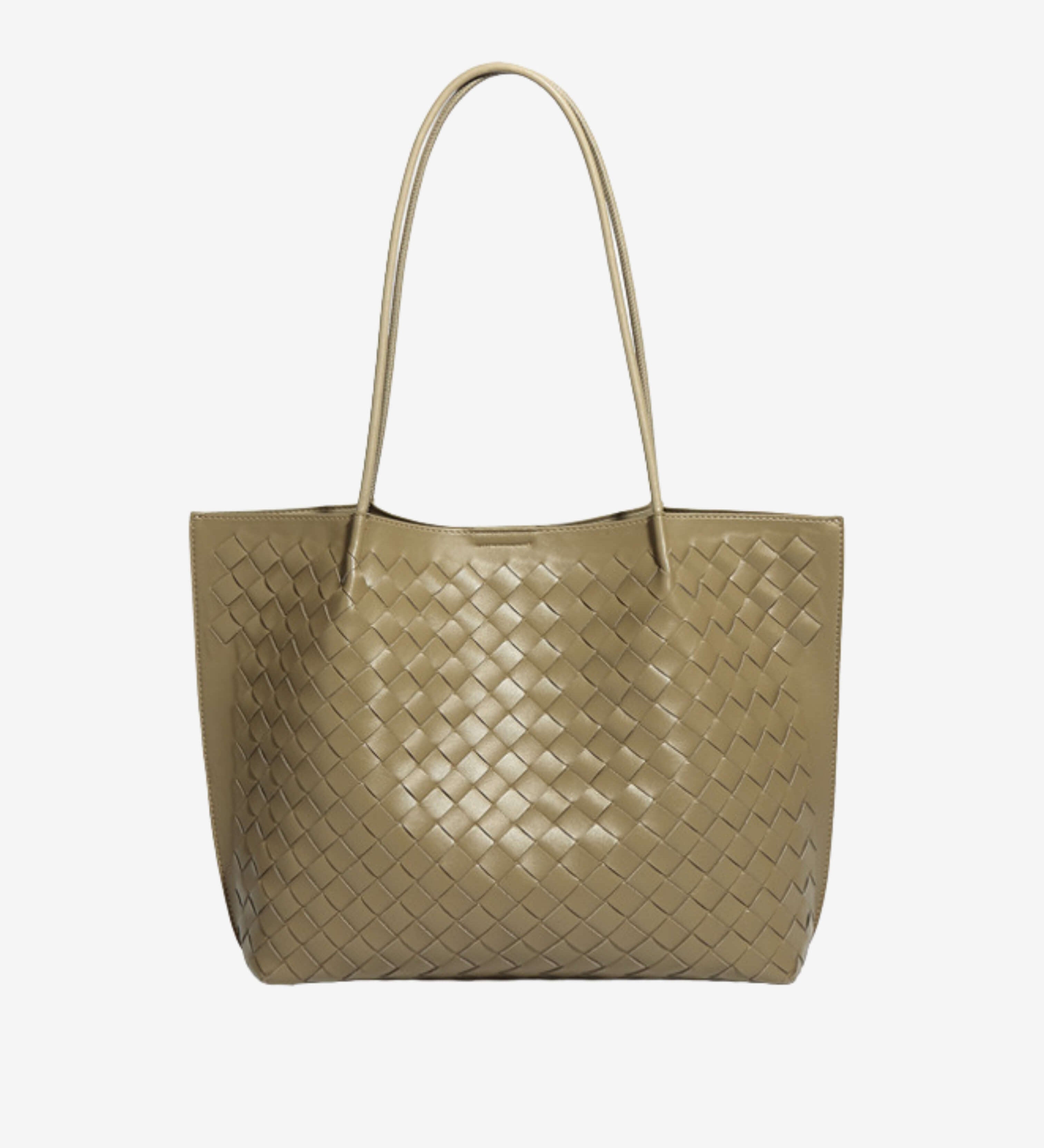 Miato™  Woven Leather Tote Bag – Minimal Design, Maximum Impact