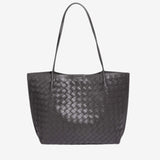 Miato™  Woven Leather Tote Bag – Minimal Design, Maximum Impact