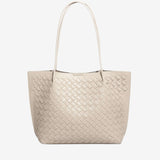 Miato™  Woven Leather Tote Bag – Minimal Design, Maximum Impact