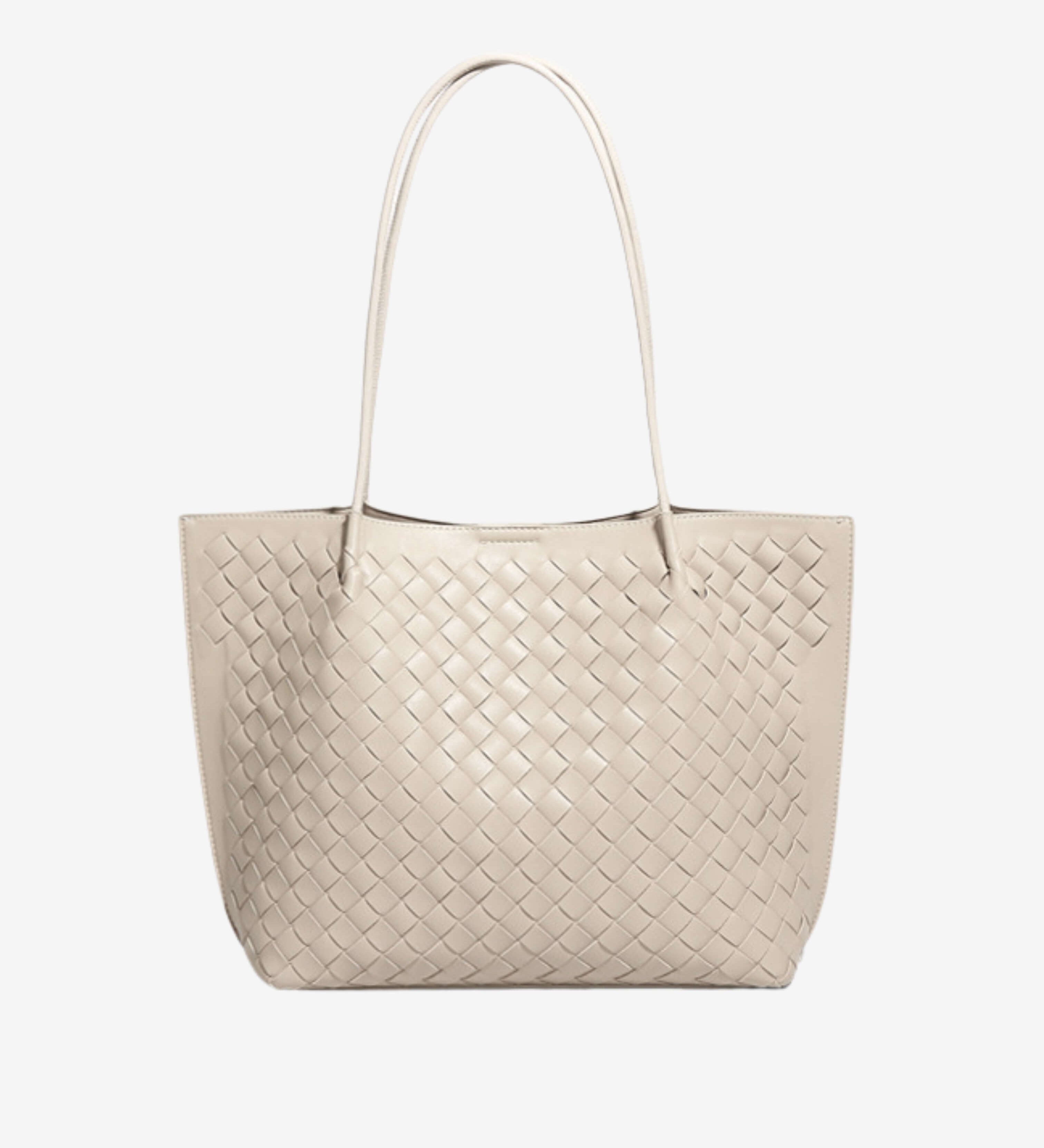 Miato™  Woven Leather Tote Bag – Minimal Design, Maximum Impact
