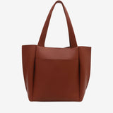 Lilly Structured Vegan Leather Tote – Simple, Sleek & Spacious