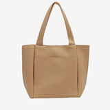 Lilly Structured Vegan Leather Tote – Simple, Sleek & Spacious