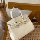 Stella Iconic Leather Handbag – Timeless, Structured & Luxurious