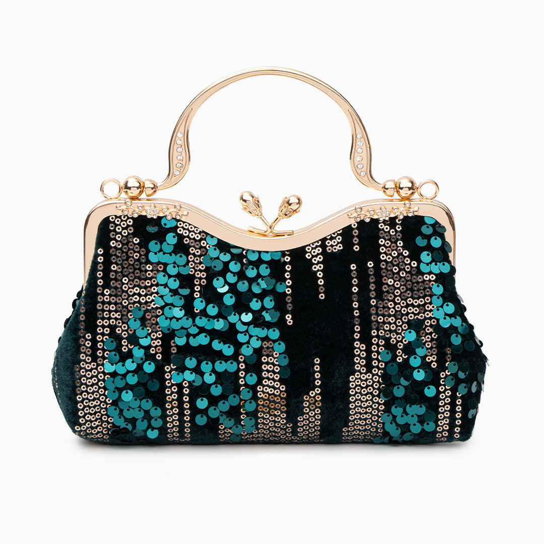 Nivara | Vintage-Inspired Sequin Evening Bag – Elegant & Glamorous Design