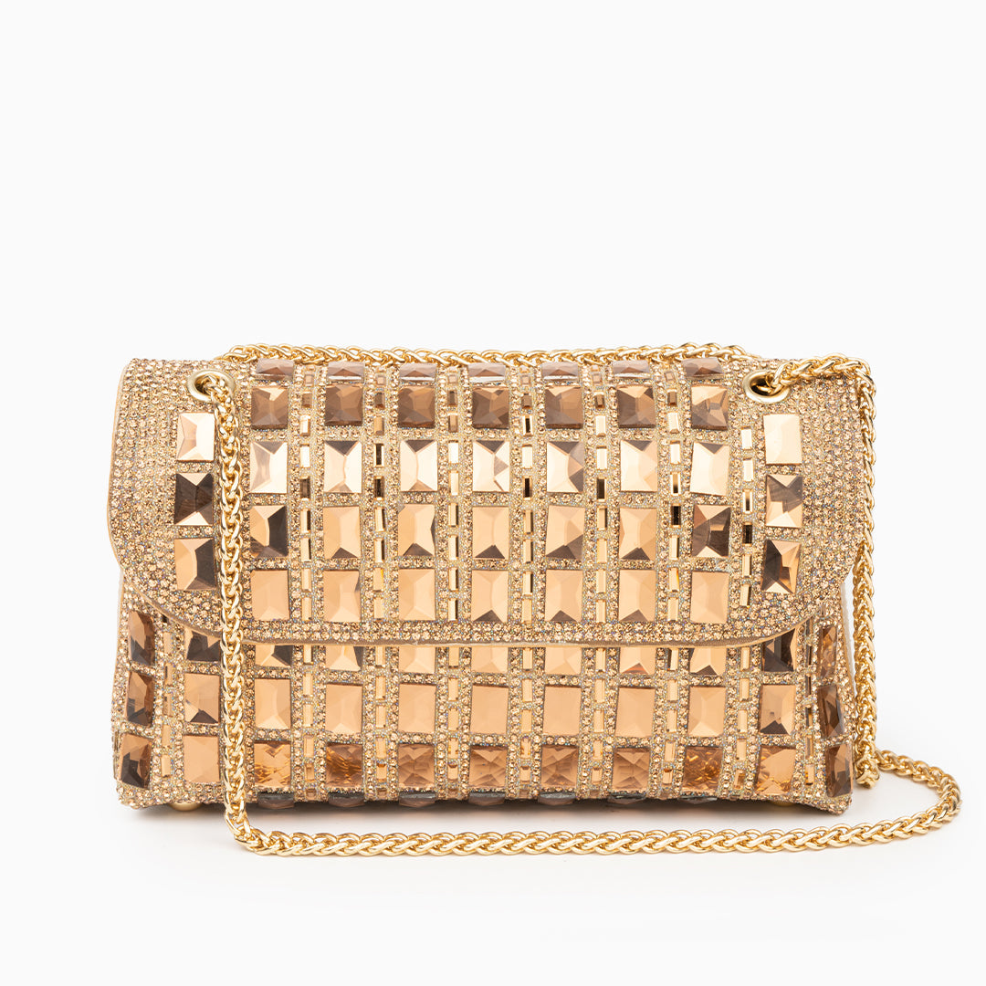 Isoldea | Crystal Luxe Evening Bag – Dazzle in Every Step