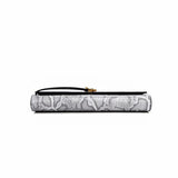 Separhine | Snakeskin Clutch Bag – Faux Leather Evening Bag with Gold Lock