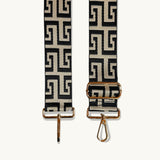 Isolde | Greek Key Woven Bag Strap – Elegant & Adjustable Design